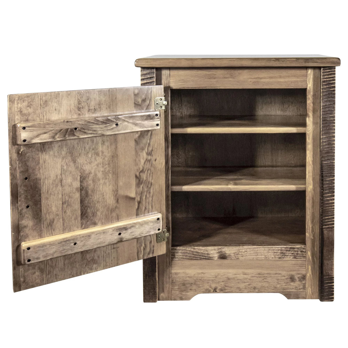 Accent Cabinet with Laser Engraved Wolf Design K635
