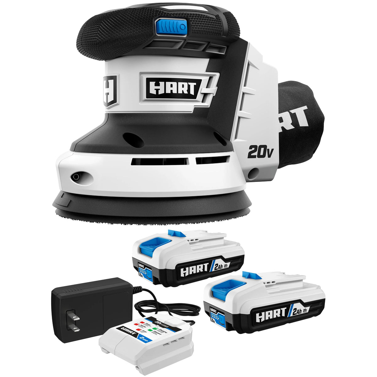 20-Volt Random Orbit Sander with 2Ah Battery and Charger Y757847