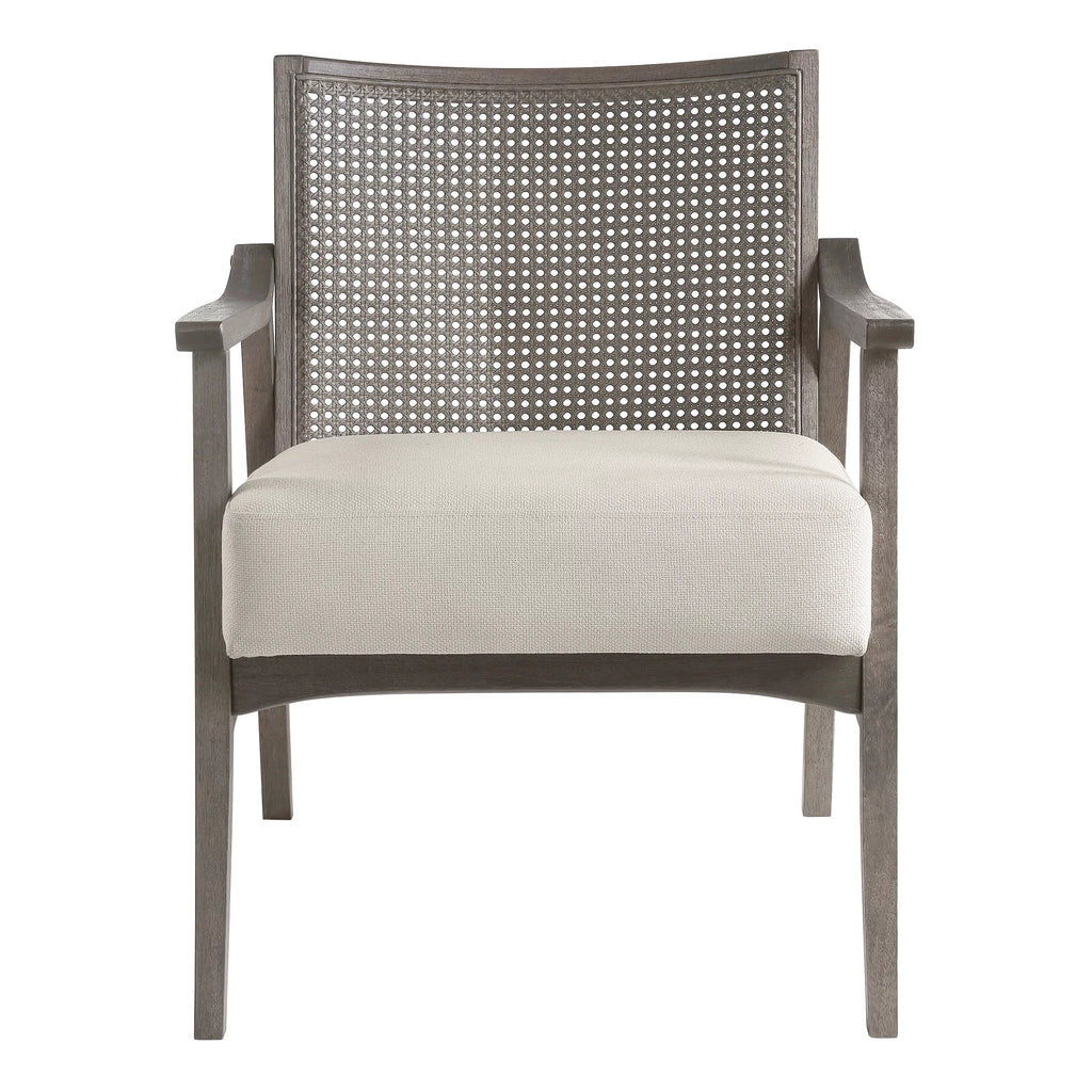Linen Cream Fabric Arm Chair R6238