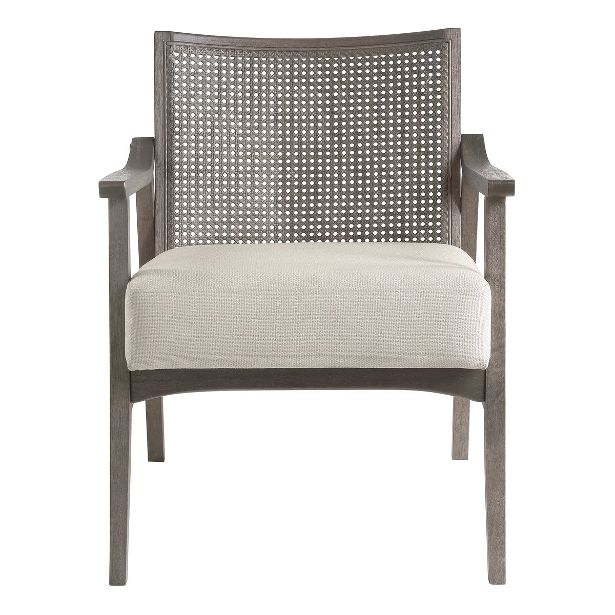 Linen Cream Fabric Arm Chair R6238