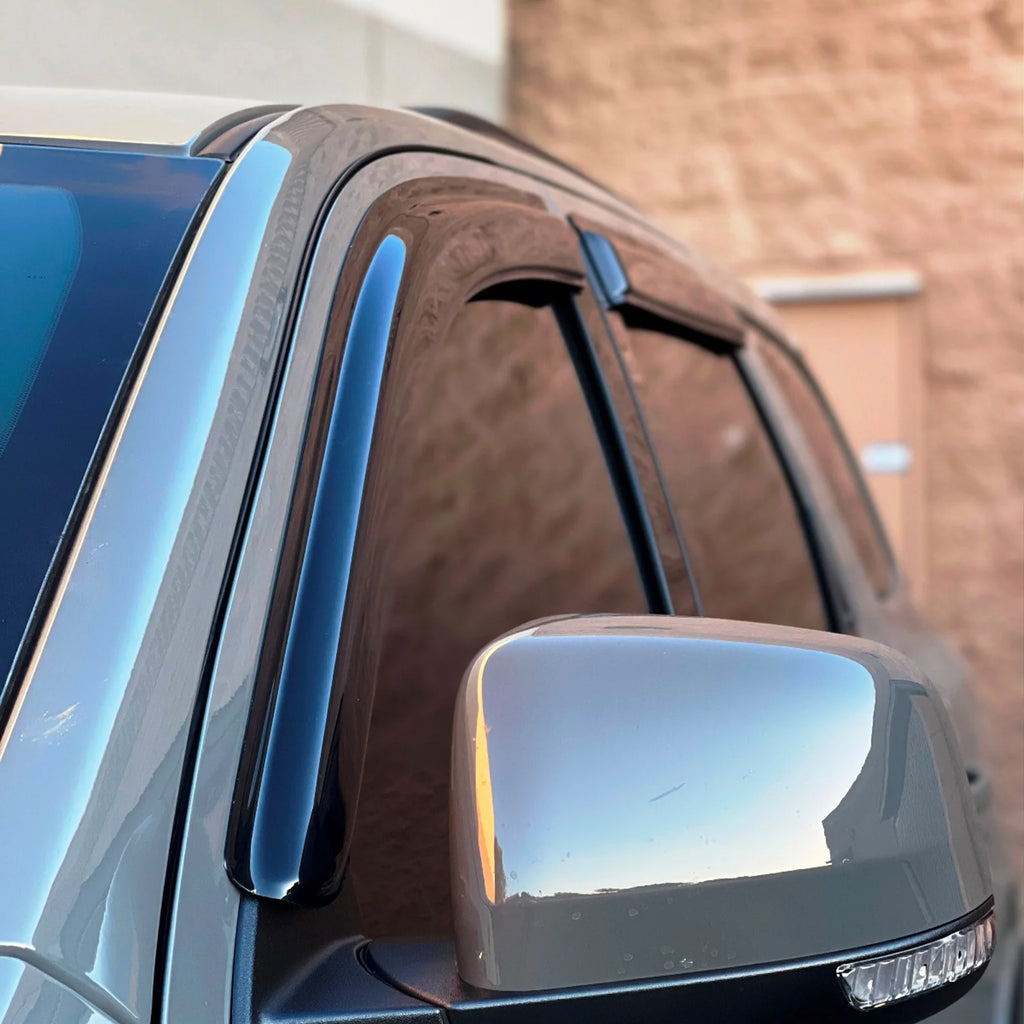 4Pc Acrylic Window Visors Vent Deflector Rain Guard U4332