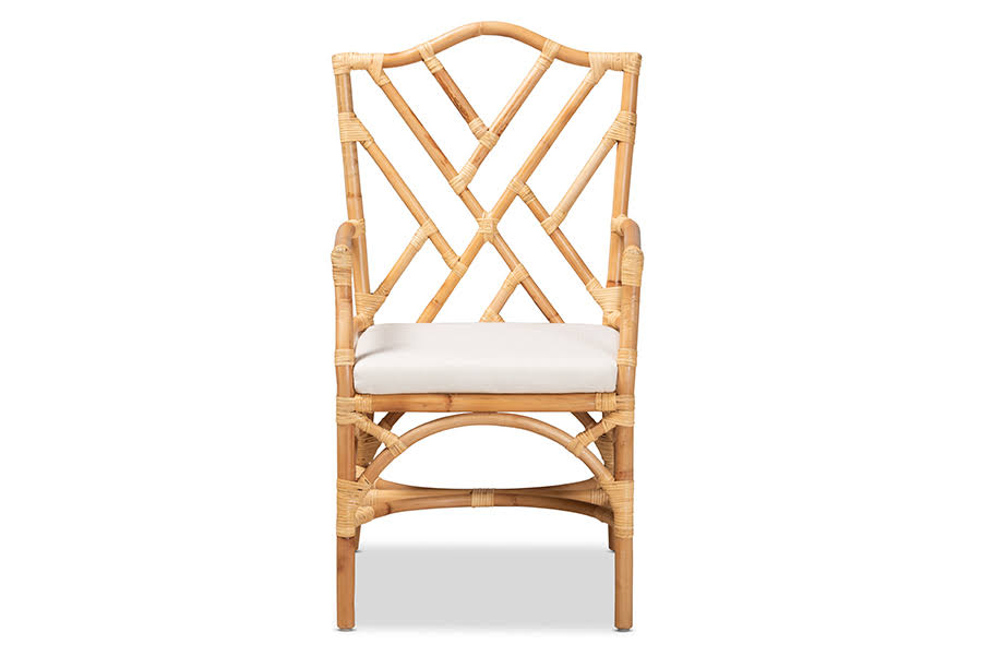 Finished Rattan Armchair L128332