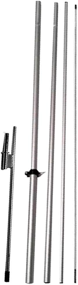 White Feather Flag with 15 ft Pole Kit and Ground Spike B717645