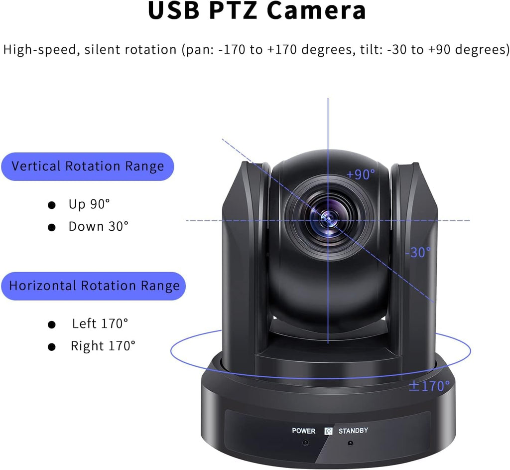 1080P Wide Angle USB PTZ Camera U510905