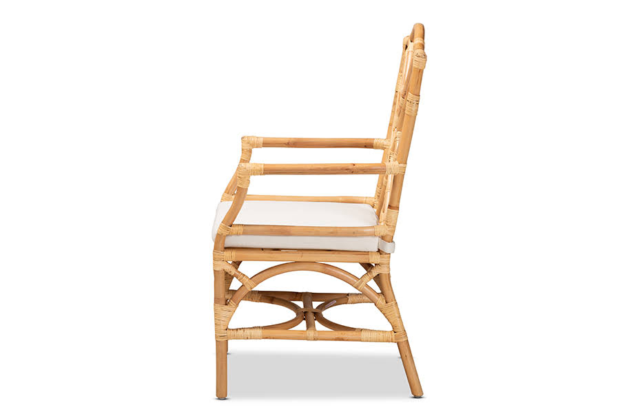 Finished Rattan Armchair L128332