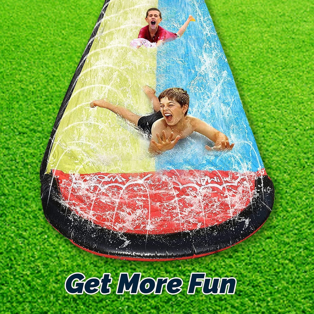15.5ft Double Race Lanes Water Slide T696667