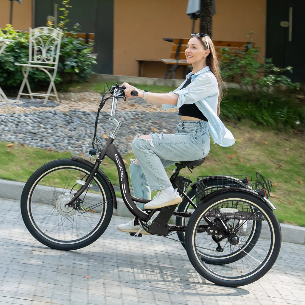 26" 350W 36V 7 Speeds Electric Tricycle M775