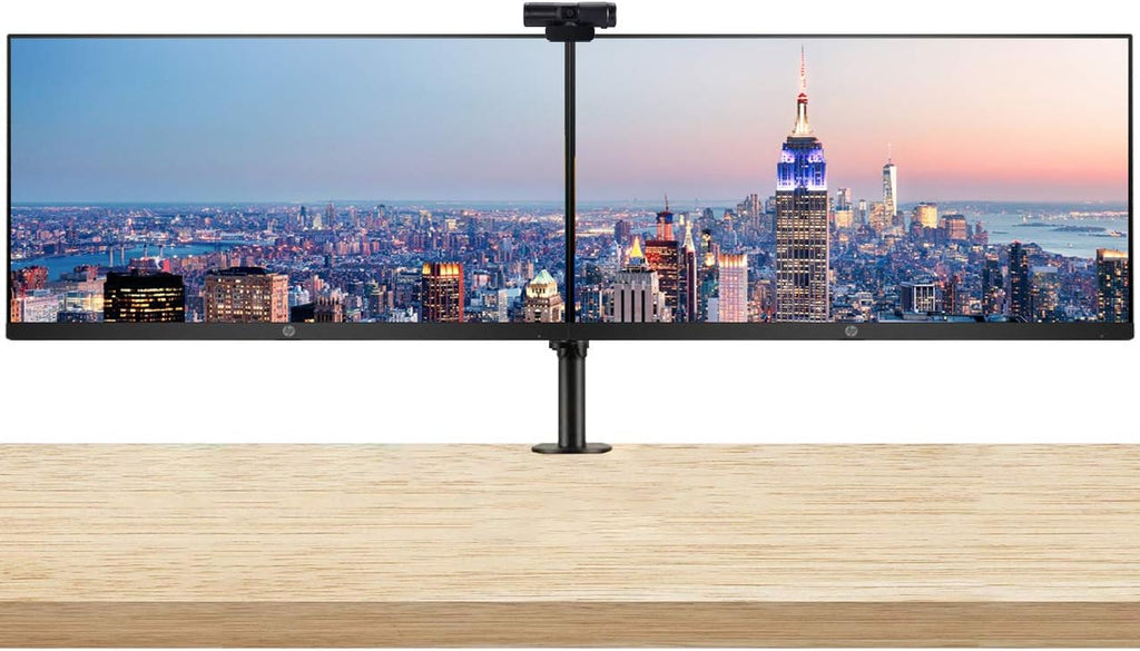 27 Inch FHD IPS Anti-Glare Monitor 2-Pack with Webcam and Dual Monitor Stand U619