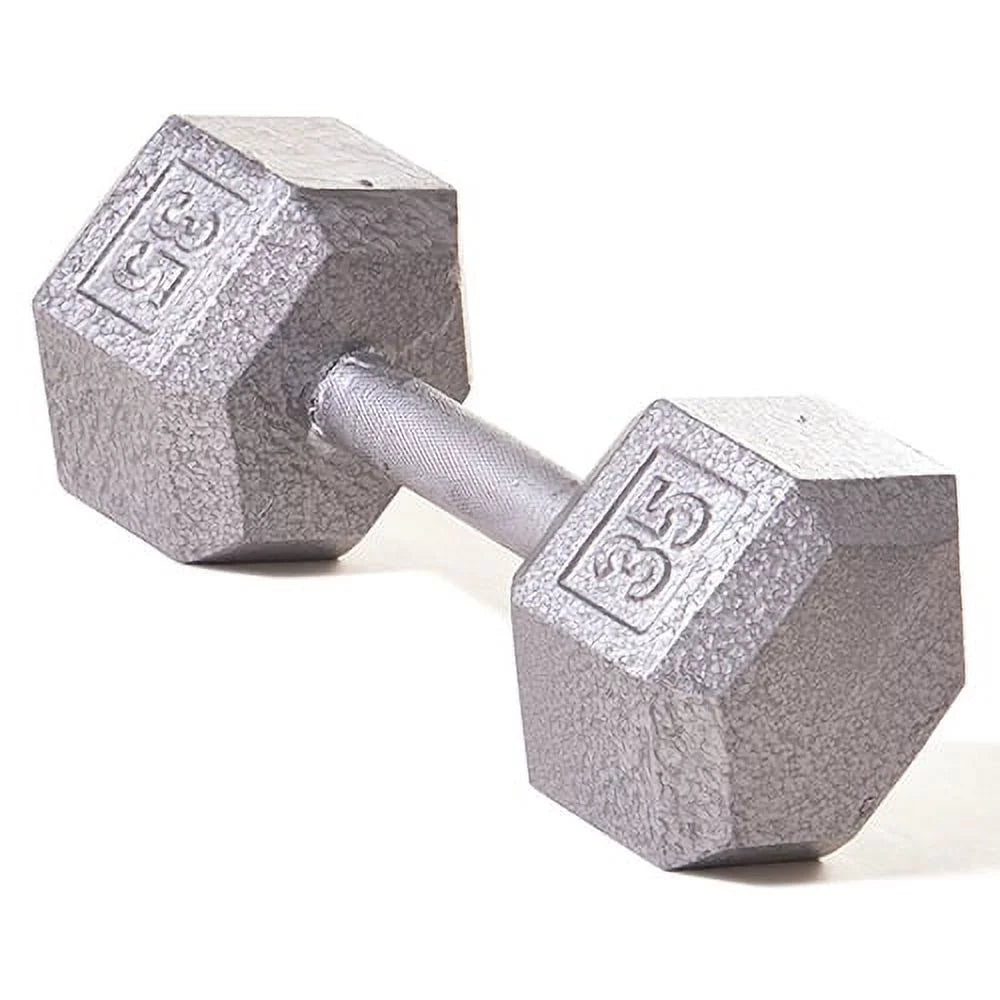 Solid Cast-Iron Hex Dumbbell T747