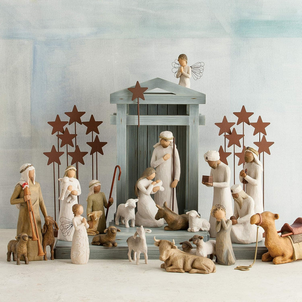 Hand-painted nativity backdrop C9238