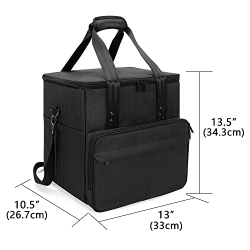 Vinyl Record Carrying Bag with Dividers Holds up to 60 LP Records U895
