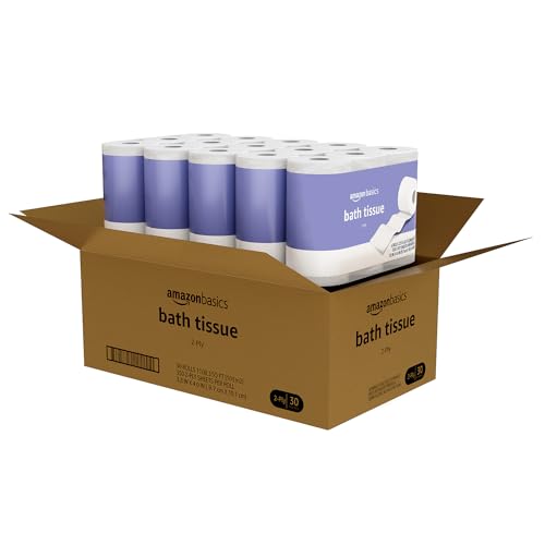 2-Ply Unscented Toilet Paper, 30 Rolls Q402449