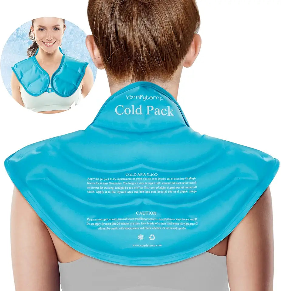 Ice Pack for Neck and Shoulders and Large Ice Pack for Back G8109