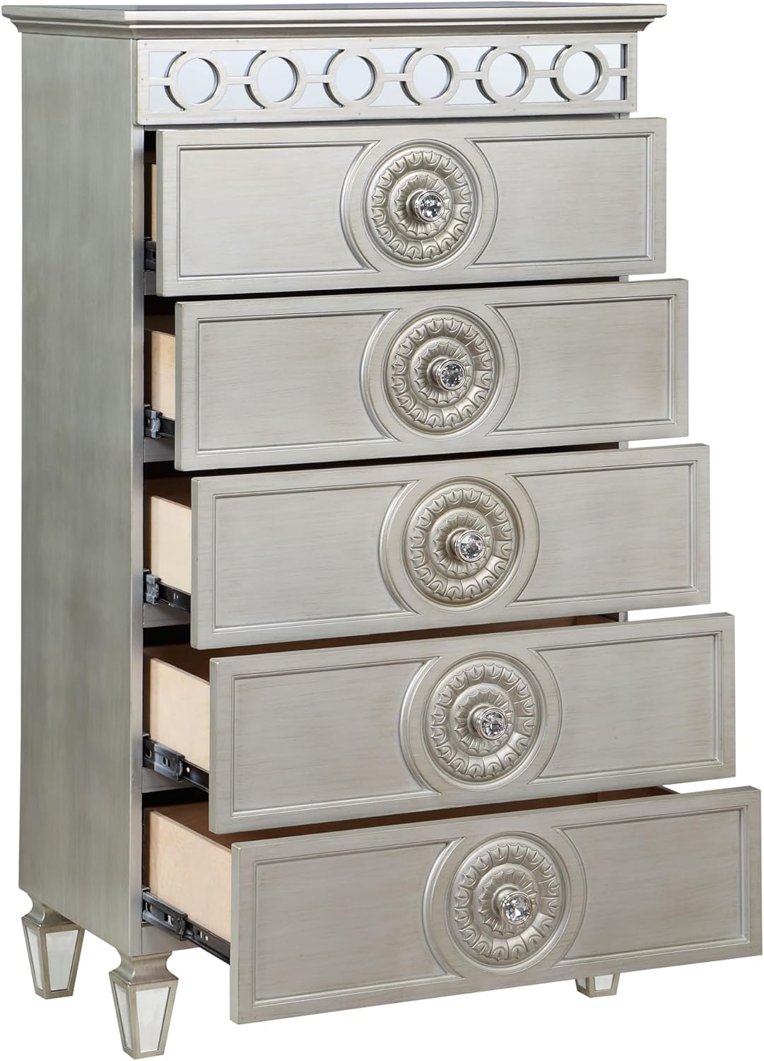 Silver Mirrored Chest Z5471