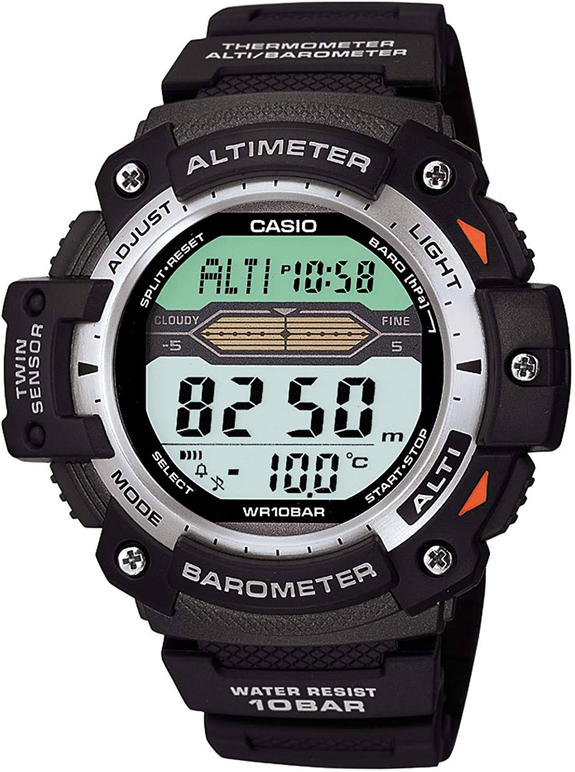 Black Twin Sensor Sports Watch I661