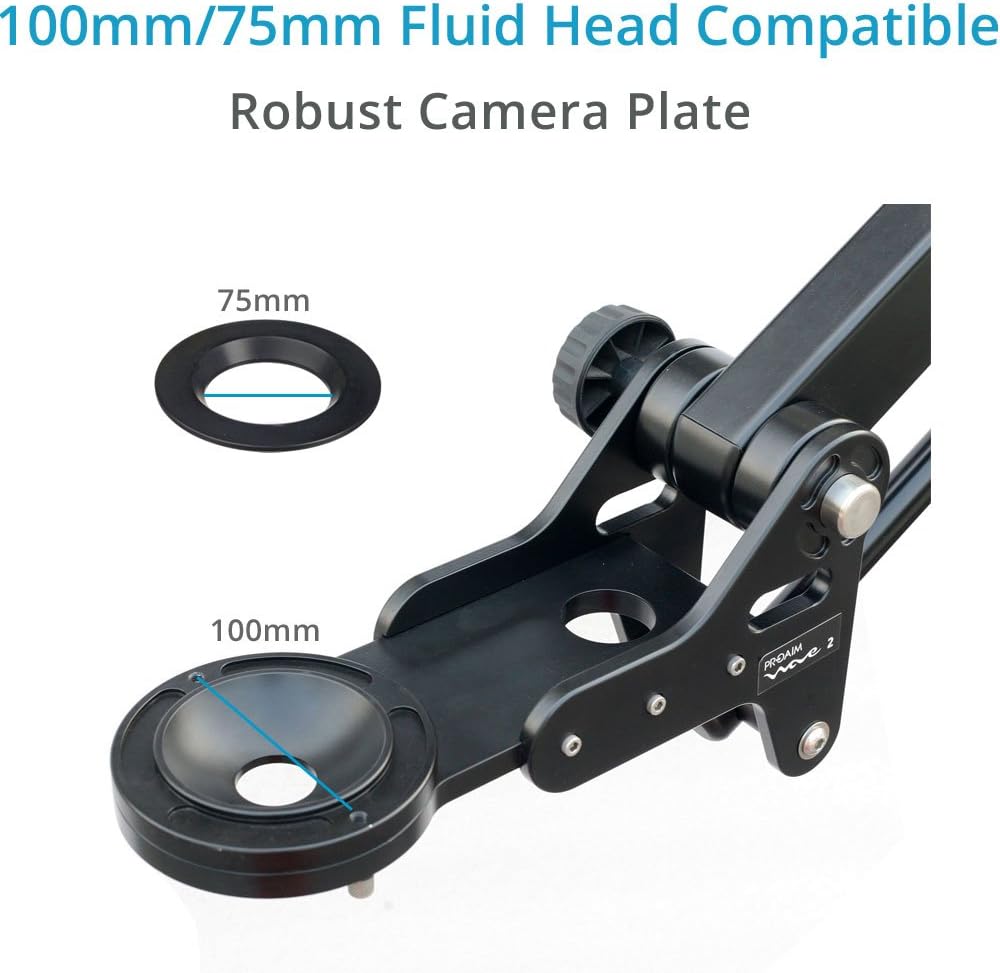10' Telescopic Jib Arm Crane with Motorized Pan Tilt Head F820219