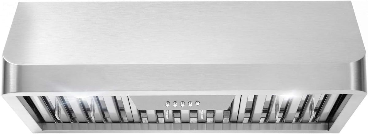 30 in. Under Cabinet Range Hood with LED Lights in Stainless Steel P527913