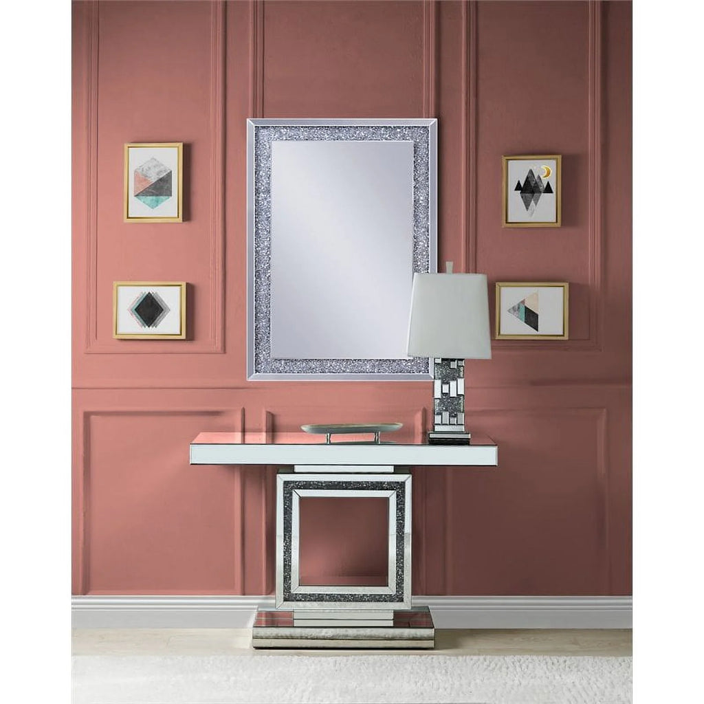 Mirrored Rectangular Console Table L91186