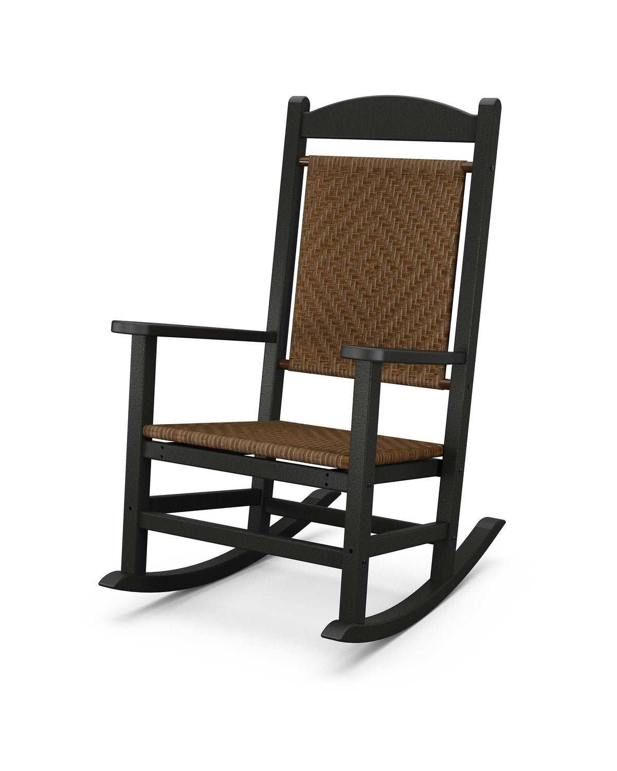 Black Tigerwood Woven Rocker O651