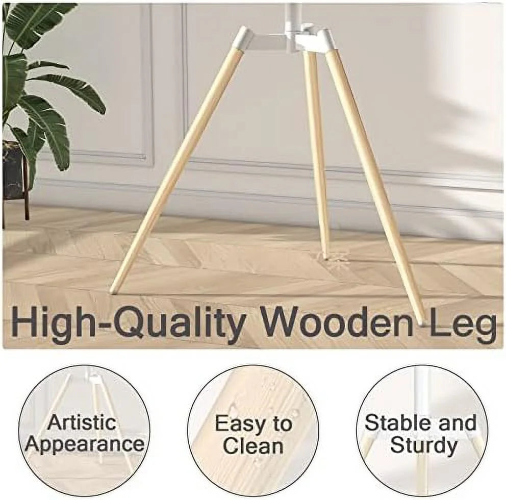 Tripod Easel TV Stand for 37–65 Inch LED LCD Curved Screen TVs up to 77 lbs Height Adjustable with Cable Management and 180° Swivel A712