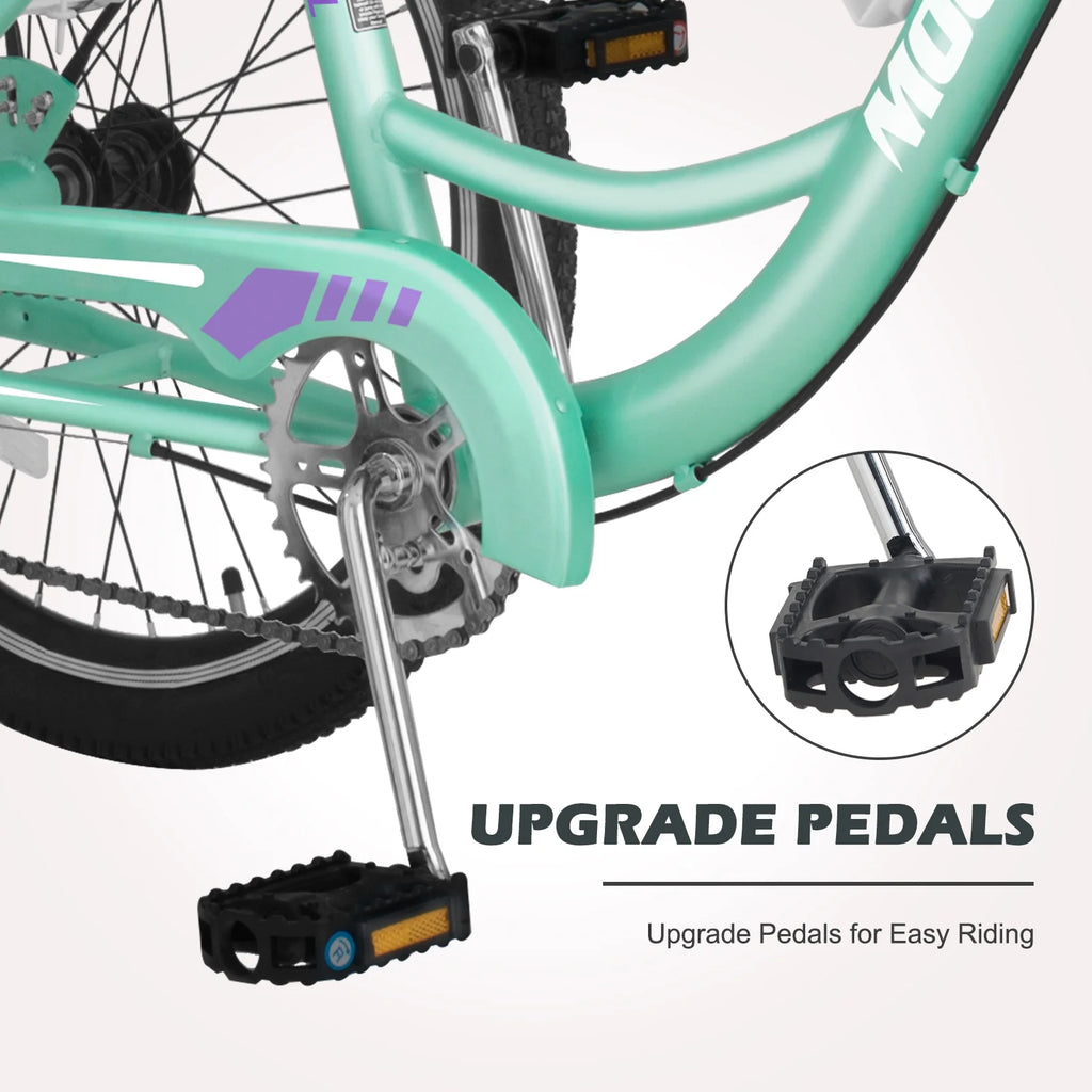Adult Tricycles Single Speed 24 inch Three Wheel Bike Cruiser Trike with Low-Step Through Frame Large Basket G87790