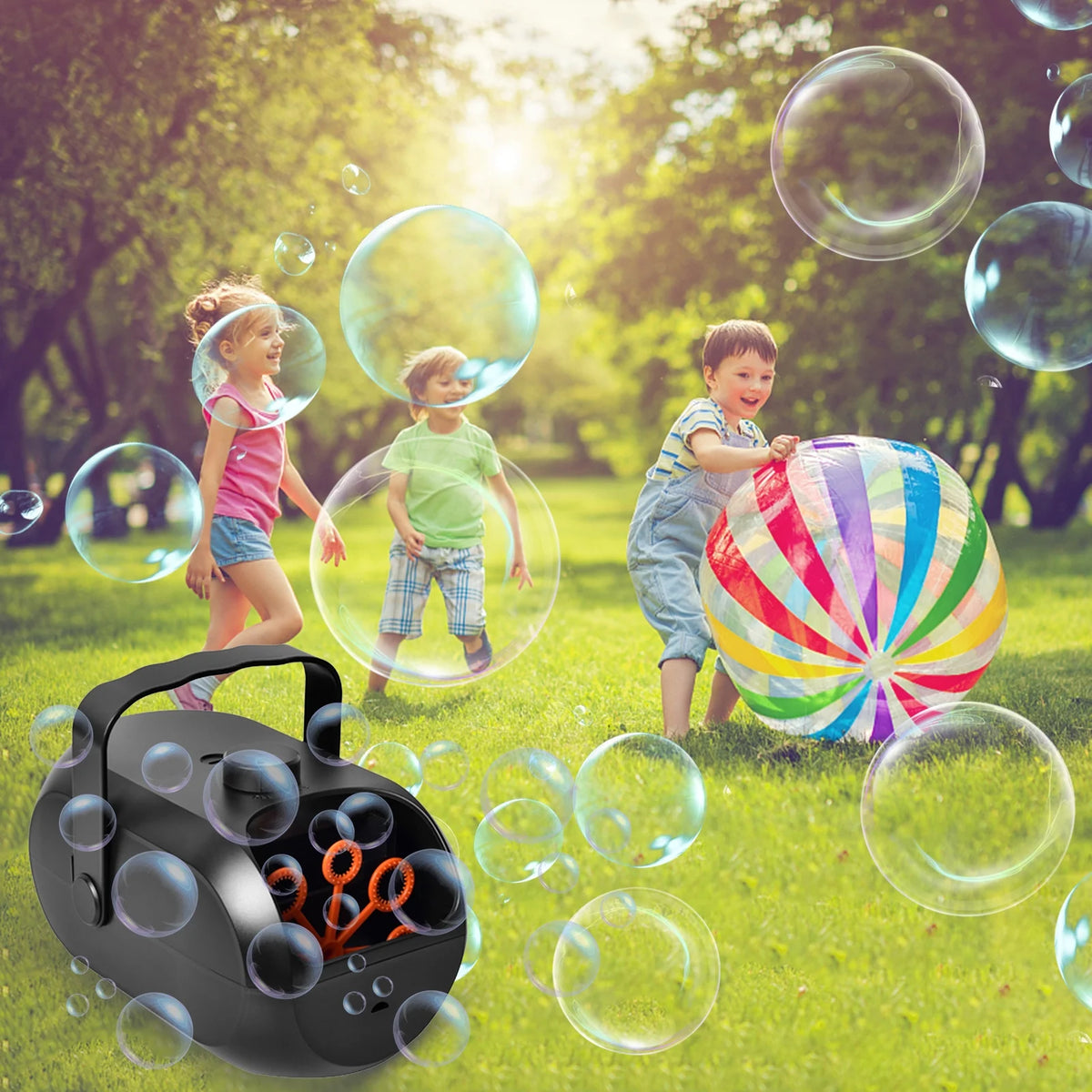 Portable Automatic Bubble Machine L955