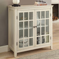Egg Shell White 2 Door Accent Cabinet L860521