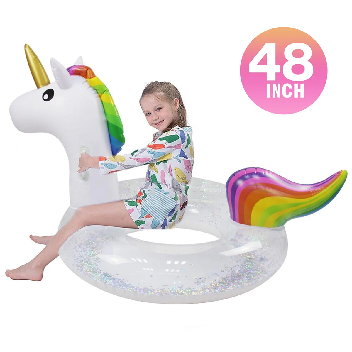 Inflatable Sea Horse Swimming Ring 48 inc N1921