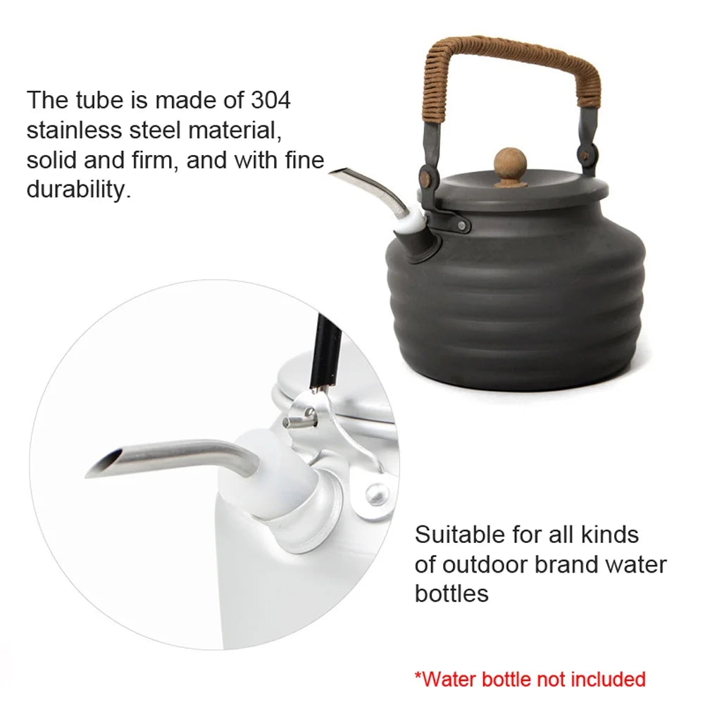 304 Stainless Steel Kettle with Spout Conversion Fitting I9816