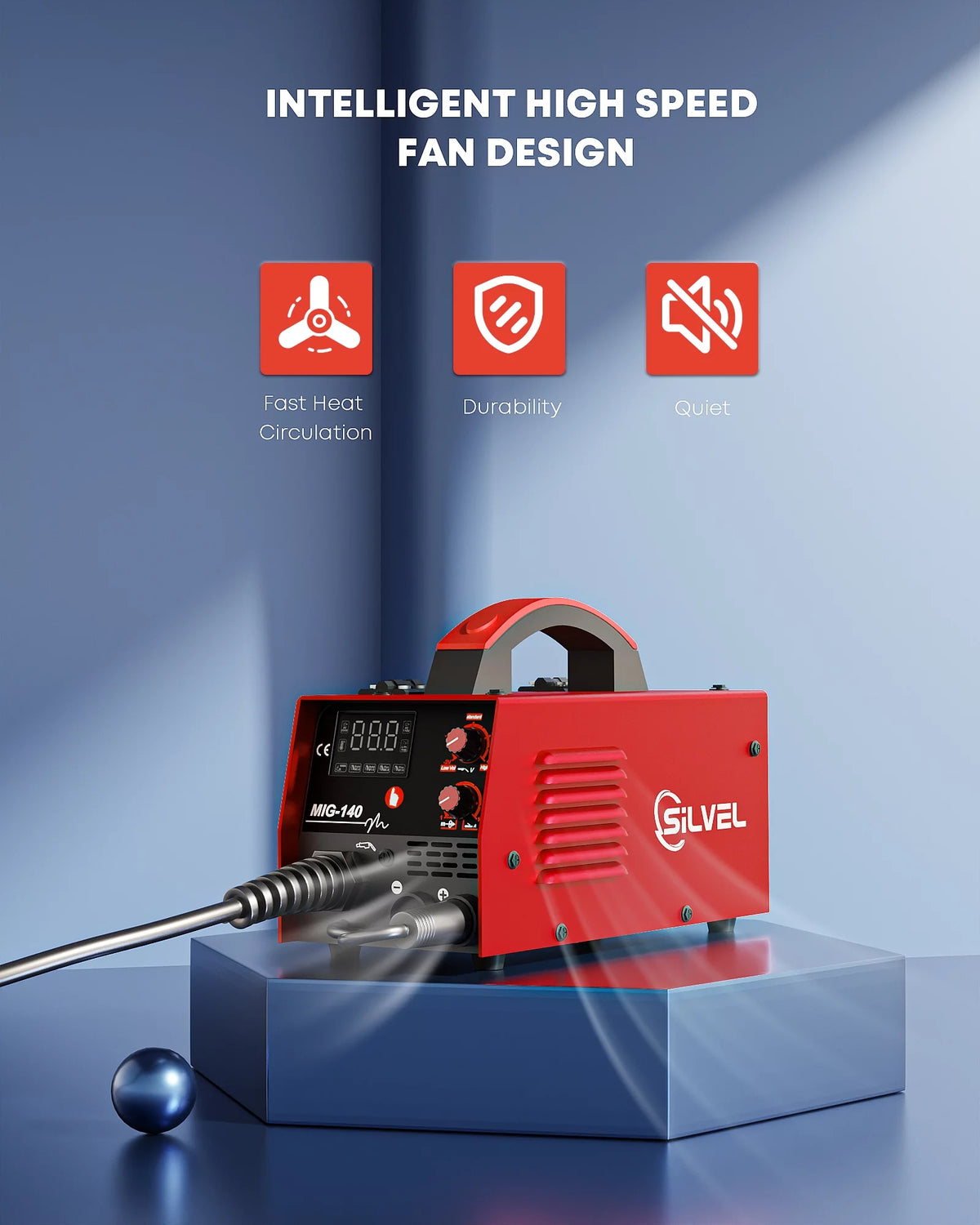 110V 3 in 1 140A MIG/Arc/Lift TIG Welding Machine B613550