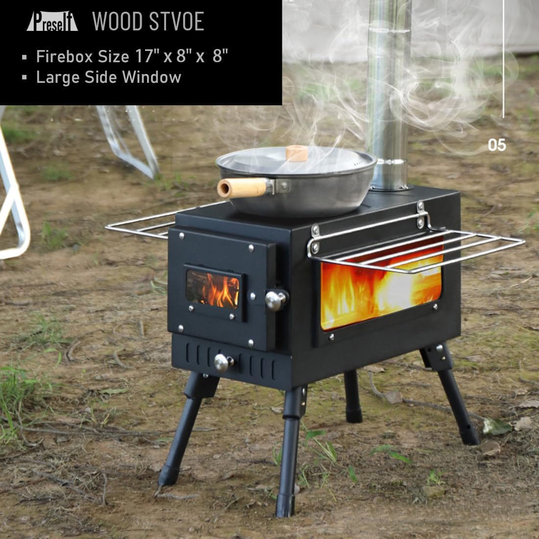 XL Wood Burning Tent Stove Z56482