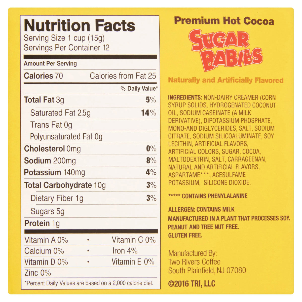 Cocoa Hot Sugar Babies, 12 Pc (Pack Of 6) S143241