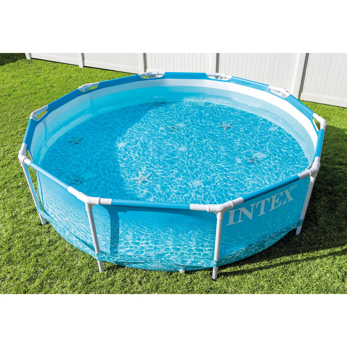 10' x 30 Metal Frame Swimming Pool with Filter Pump K740862