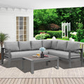 Aluminum Outdoor Patio Furniture Set with Dining Table U96593