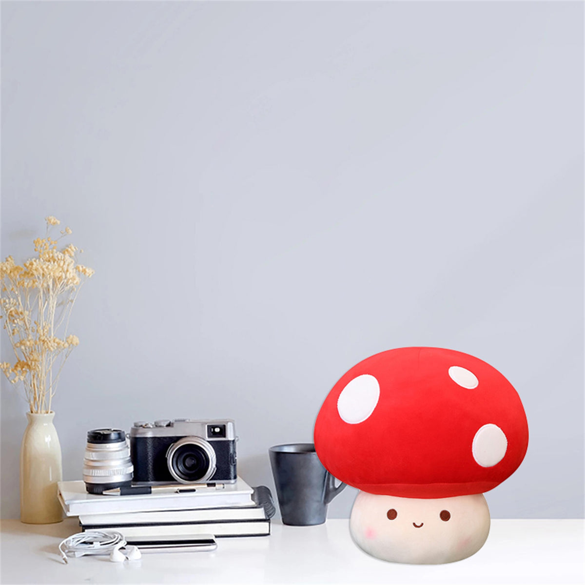 Mushroom Plush Stuffed Animal Pillow 9 12 inch H473