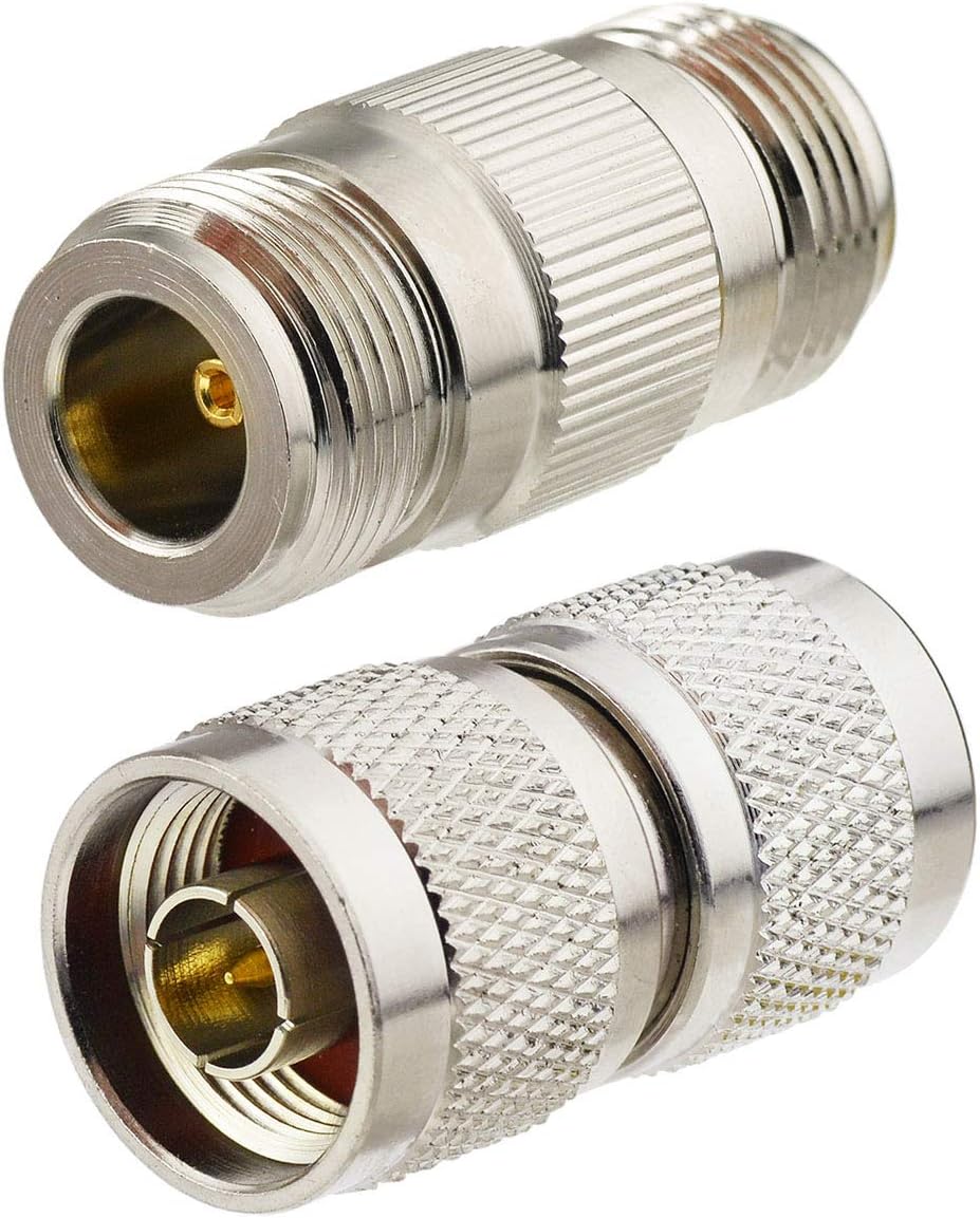 N Male to N Female RF Coaxial Cable 16.4ft with 2pcs Type N Male/Female Adapter Kit V4671