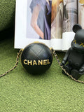 Black and Gold Chain Bag G14270