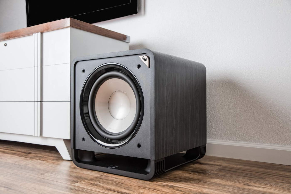 Powered Subwoofer with 12” Woofer, 400W Amp, Washed Black Walnut U871