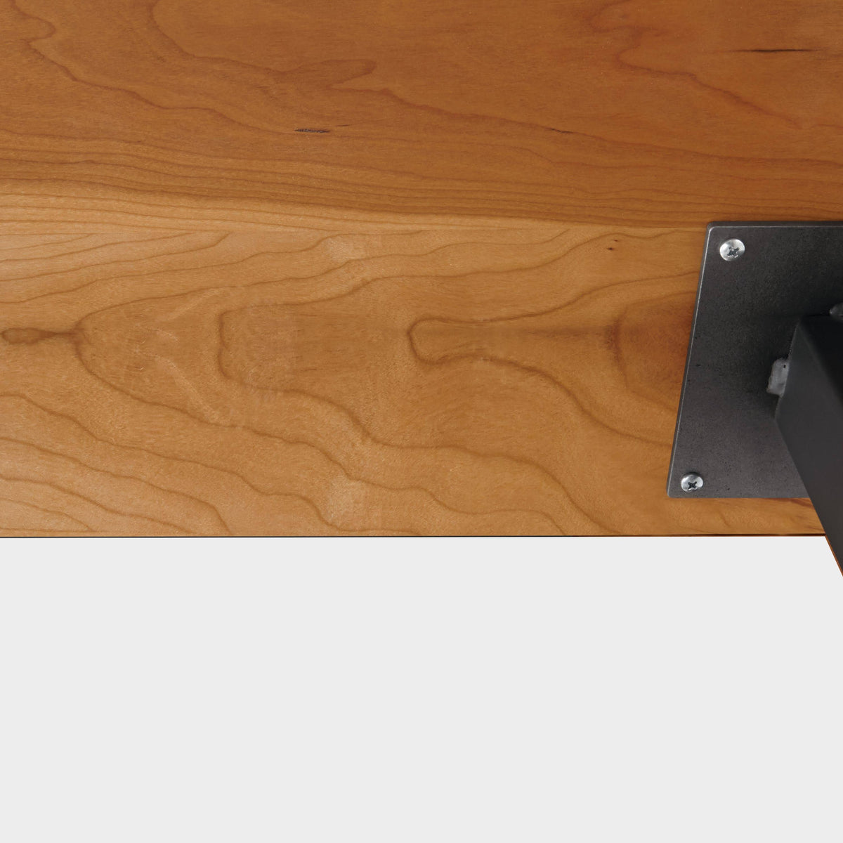Maple Top Table with Natural Steel Base X261615