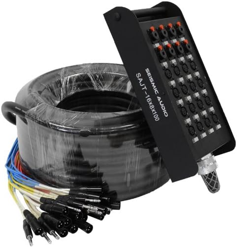 16 Channel 100' XLR Snake Cable with 1/4 Returns Z40739