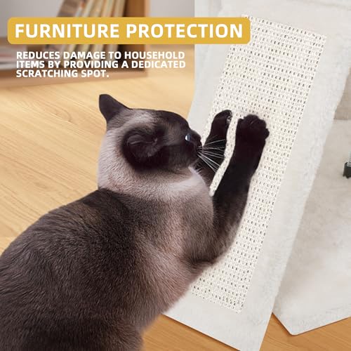 Grey Cat Tree with Scratching Post W16451