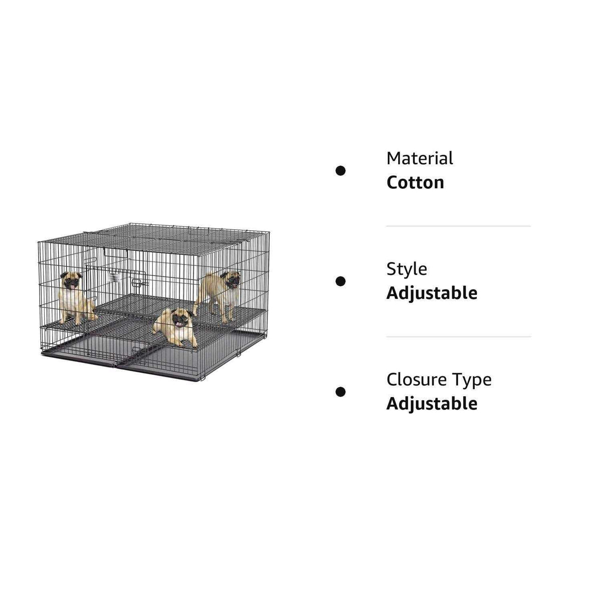 Puppy Playpen with Plastic and Floor Grid G4945