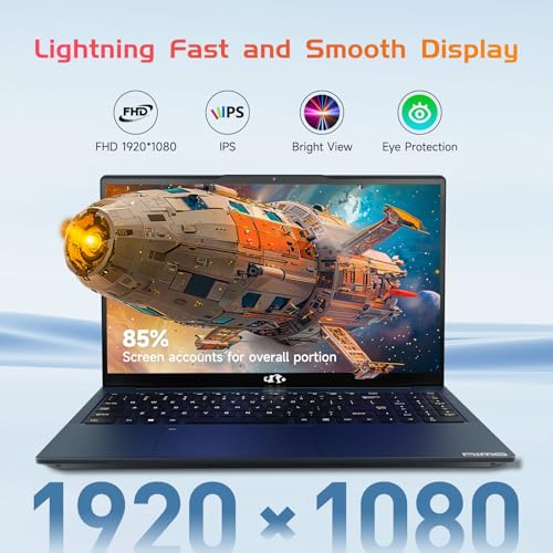 15.6 IPS FHD Laptop, 16GB RAM 1TB SSD Intel Pentium Quad Core N100, Backlit Keyboard Fingerprint R3599