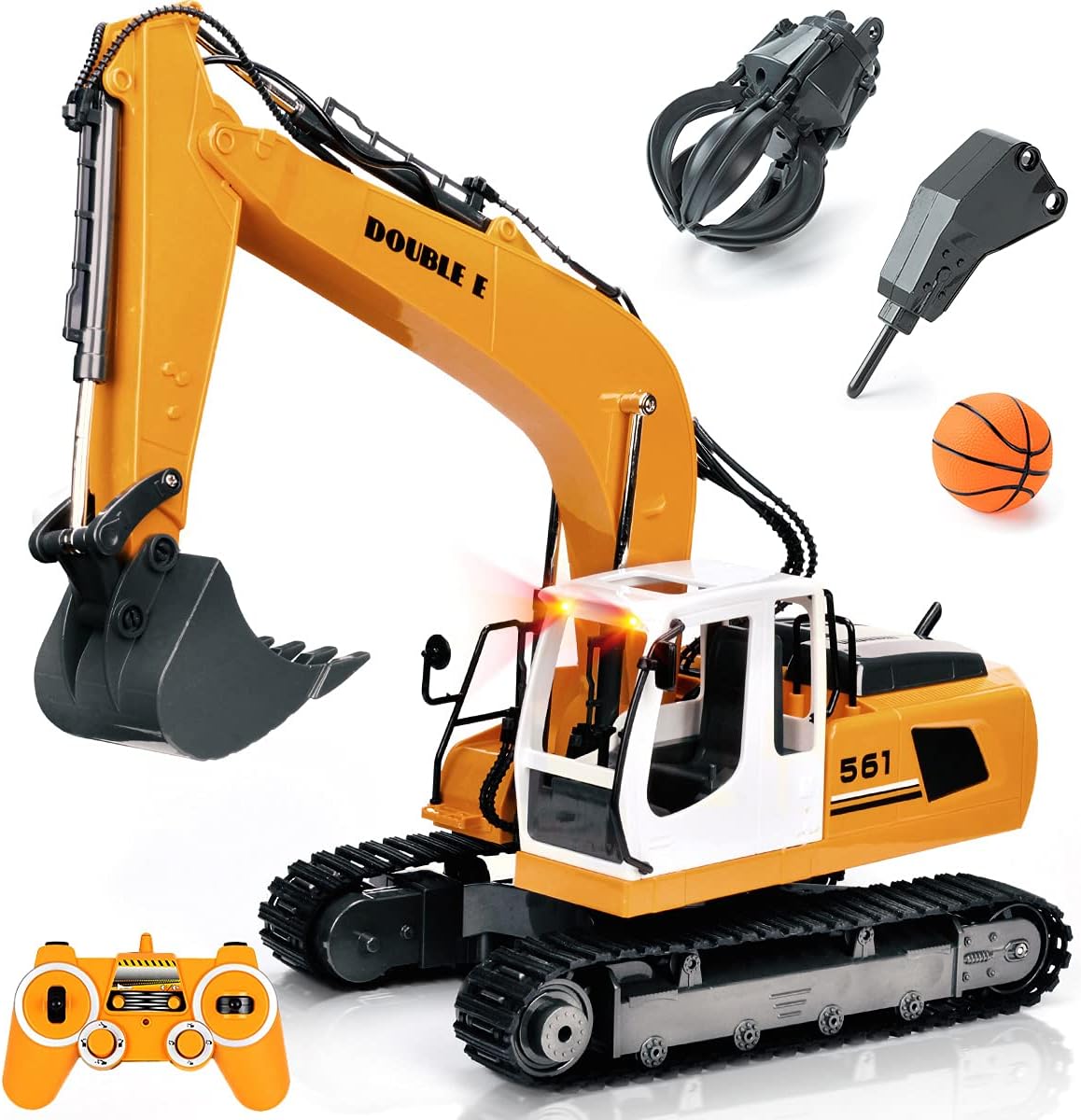 17 Channel 3 in 1 Metal Hydraulic RC Excavator Y426962