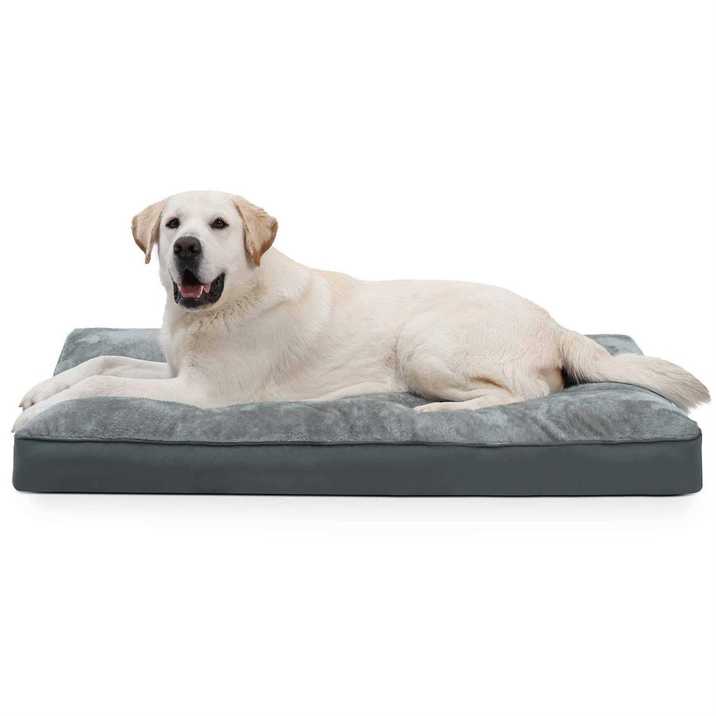 Waterproof Plush Dog Bed with Removable Washable Cover Y5404