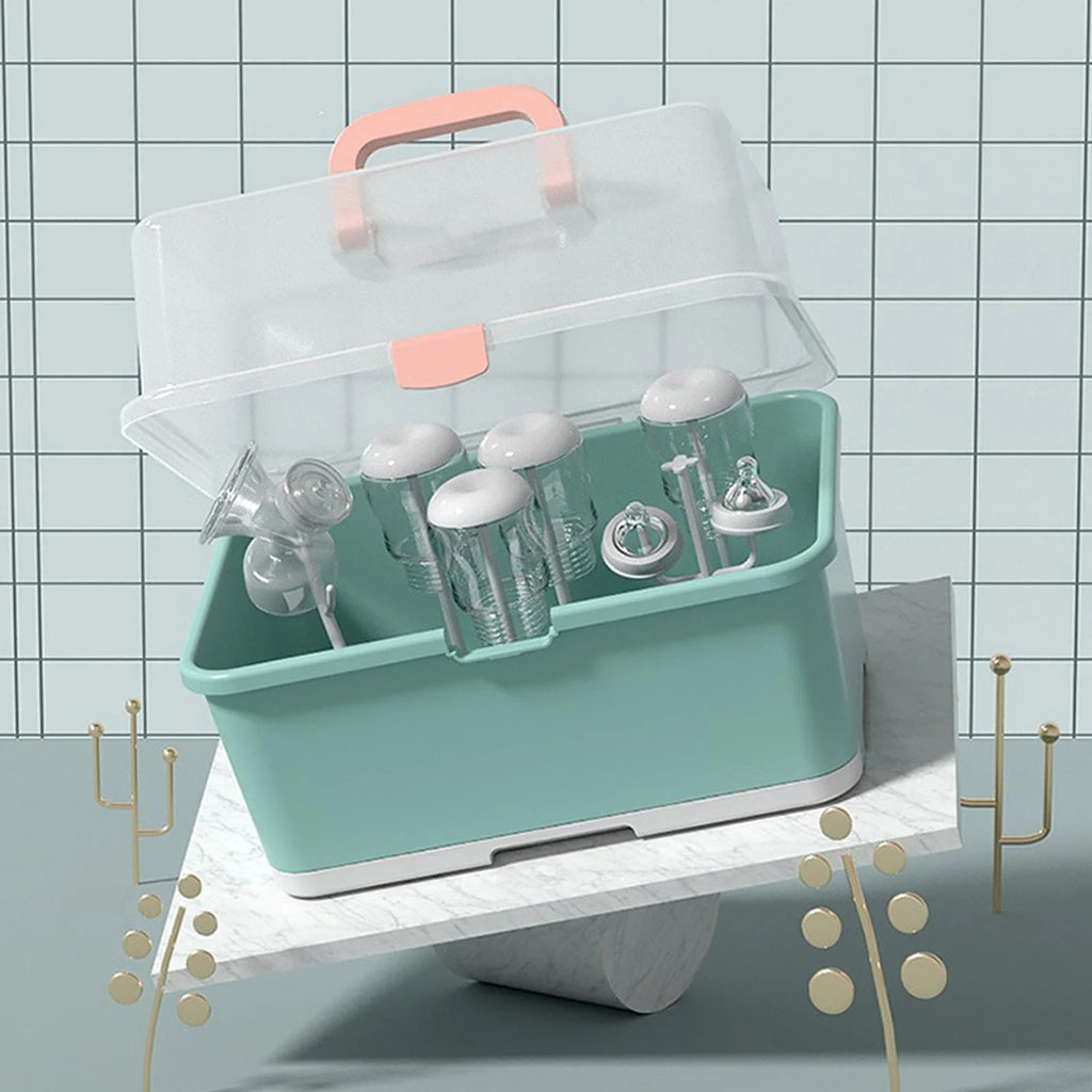 Portable Baby Bottle Drying Rack with Drainer P95348