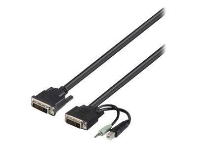 10 ft Dual DVI-D USB A-B Audio Combo Cable M16465