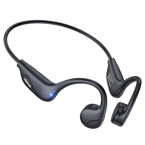 Bone Conduction Open Ear Headphones Bluetooth 5.4 with Mic 10H Playtime IPX5 Waterproof I657941