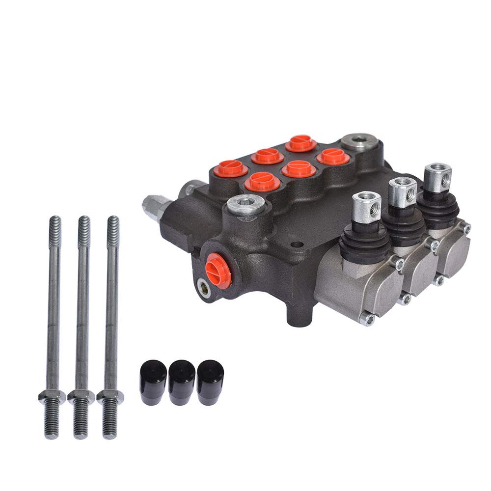 Hydraulic Directional Control Valve 2 Spool 13 GPM 3600 PSI C758