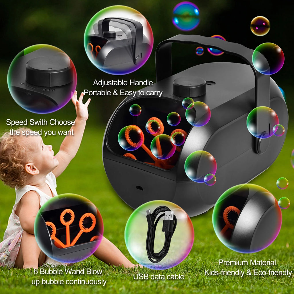 Portable Automatic Bubble Machine L955